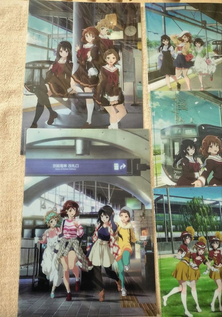 全8種セット　京阪電車 響け！ユーフォニアム 思い出アルバム クリアファイル