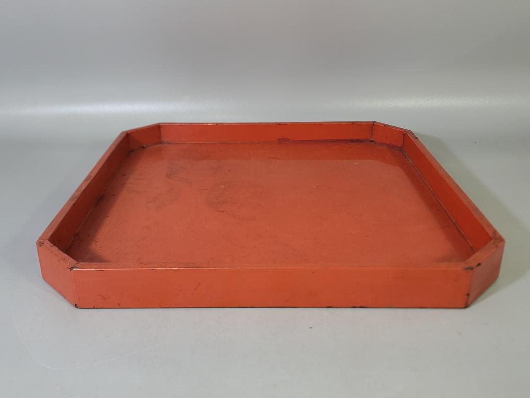 古美術 仿堆朱 陶製 水注 瓶 文房具 DT628