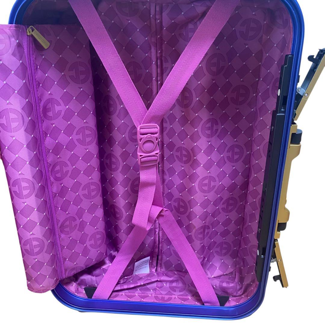 ≪40L≫ENRICO COVERIハンドキャリー ダークグレーECL-004