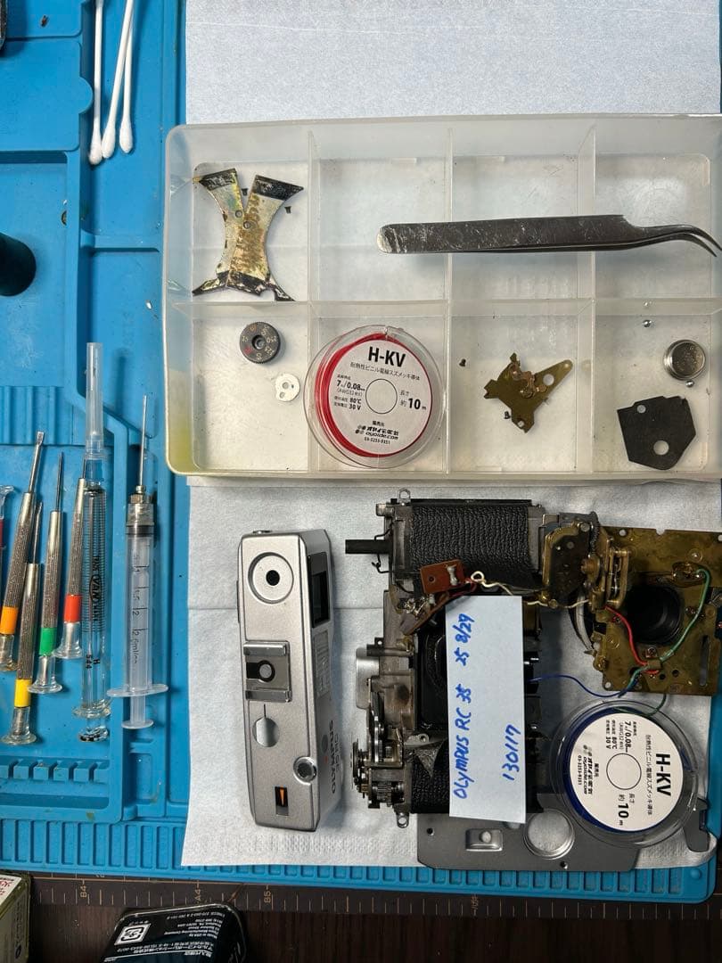 OLYMPUS 35 RC 製備品、テスト撮影済　130117