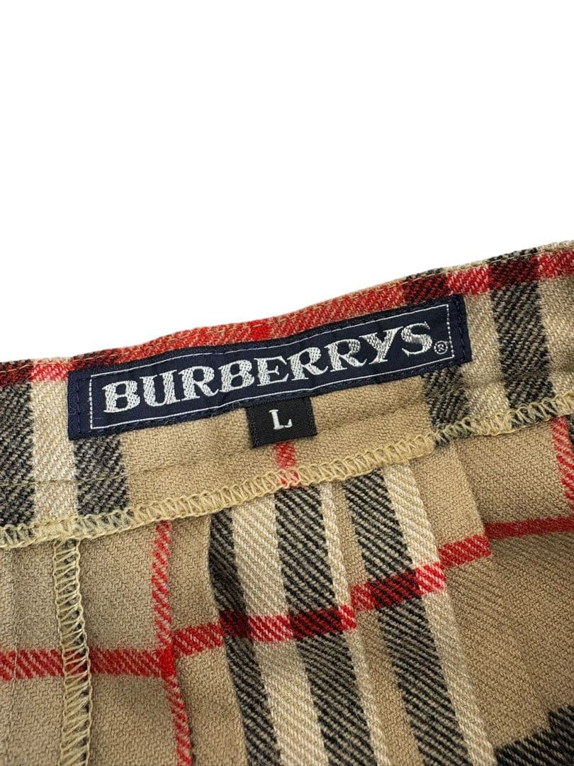 バーバリー BURBERRY ノバチェックプリーツスカート