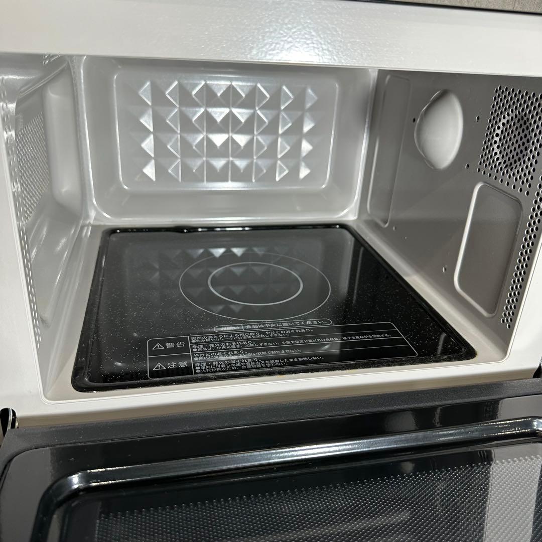 美品 Haier 23年製 電子レンジ スタイリッシュモデル Hzフリー