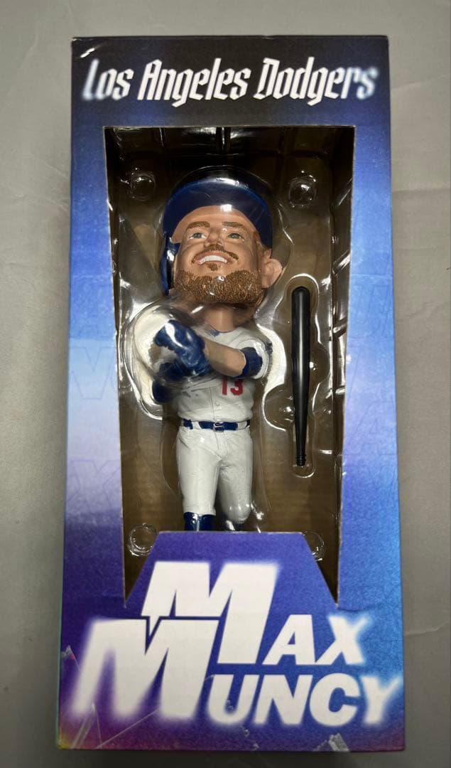 ドジャース　マックス・マンシー　ボブルヘッド　ドジャースタジアム限定
