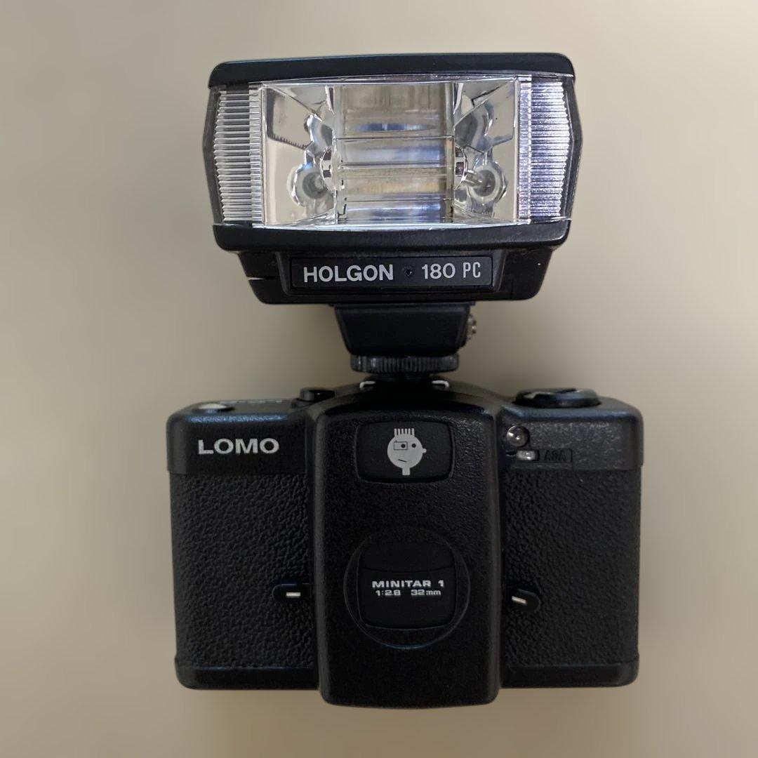 ロモ LOMO LC-A フィルムカメラ フラッシュ付 【動作確認済】 lomo