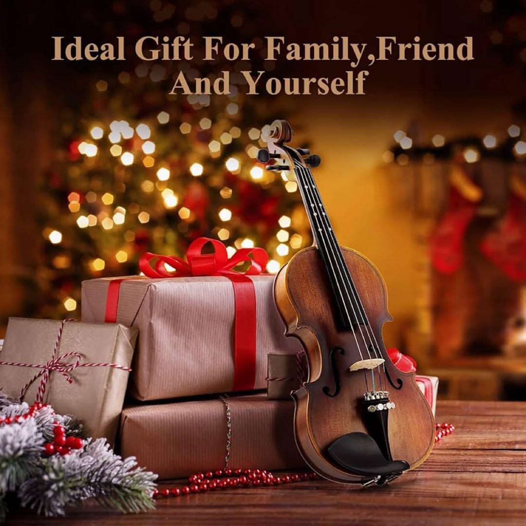 バイオリン 初心者セット 艶消し 指板マークチューナー