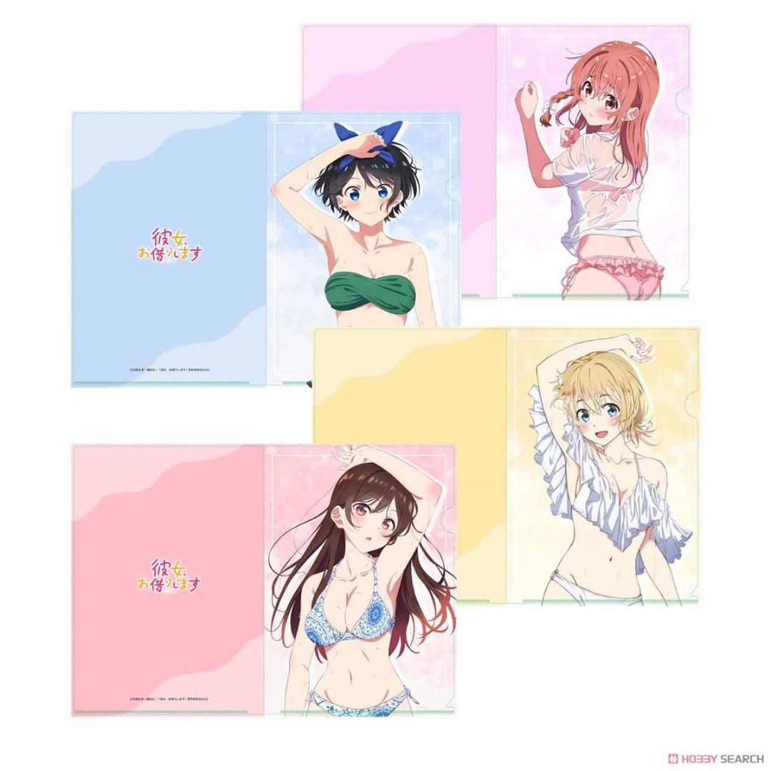 彼女、お借りします 描き下ろし クリアファイル 水着 Ver. 全種セット