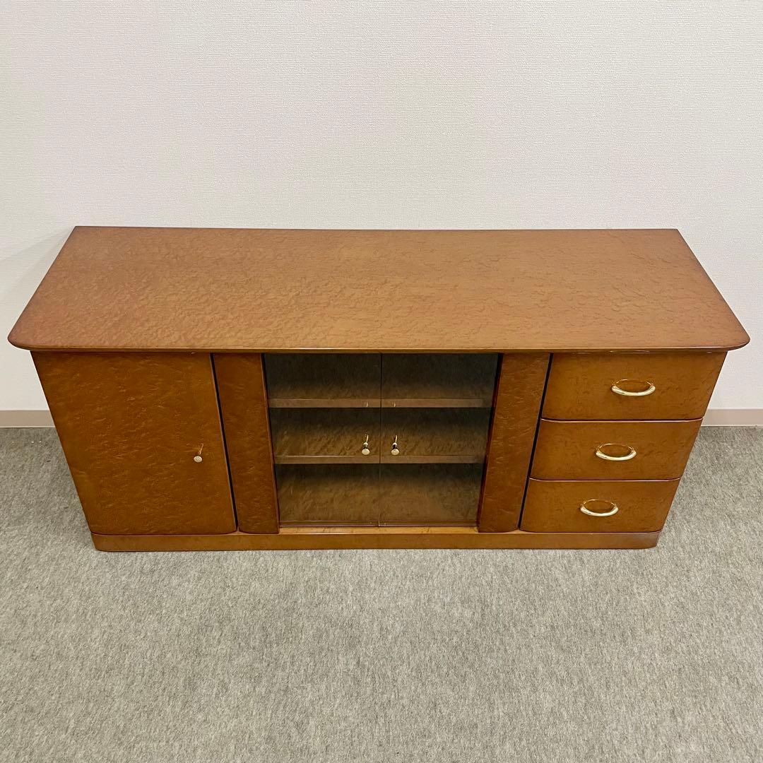 大塚家具【松創】(府中) ローボード \"バーズアイメイプル\"