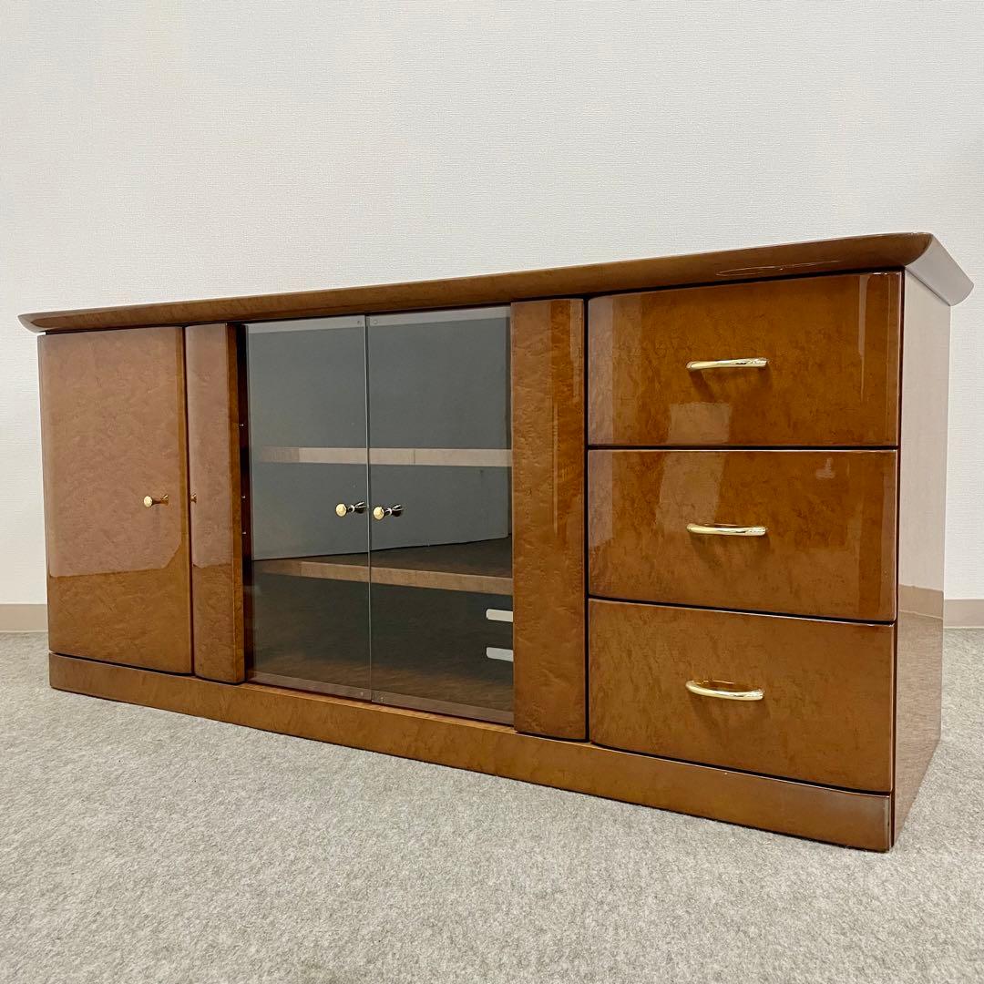 大塚家具【松創】(府中) ローボード \"バーズアイメイプル\"