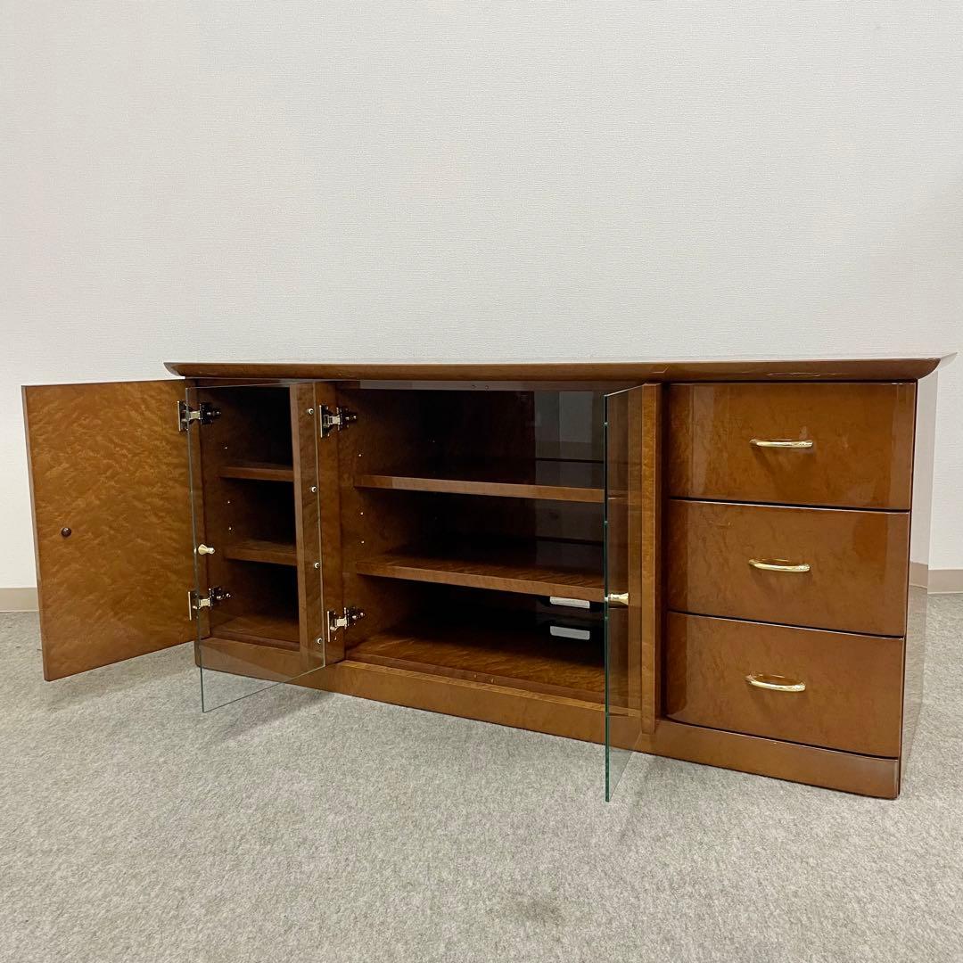 大塚家具【松創】(府中) ローボード \"バーズアイメイプル\"