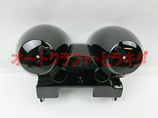 ゼファー400χ　カイ　メーターカバー上下セット　ツヤ有り黒塗装仕上品