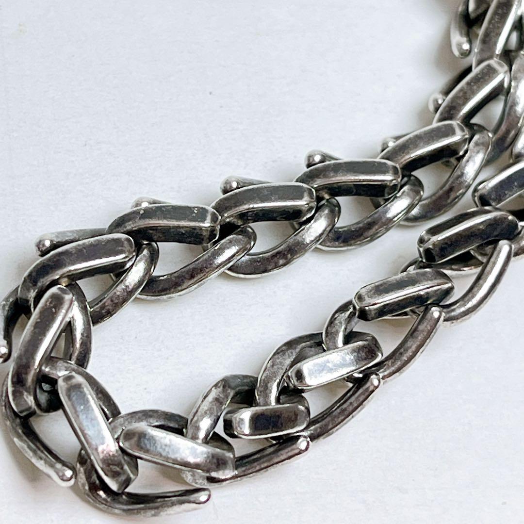 ティファニー　フォージ　ミディアム　ブレスレット　925 XXLいぶし　22コマ