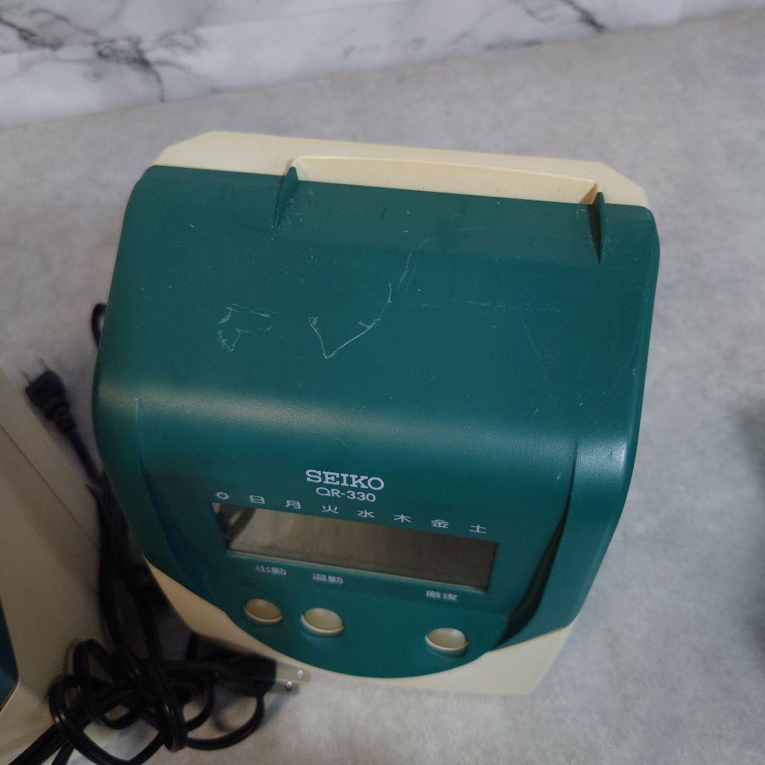 セイコー SEIKO QR-330 タイムレコーダー（タイムカード） ２台セット