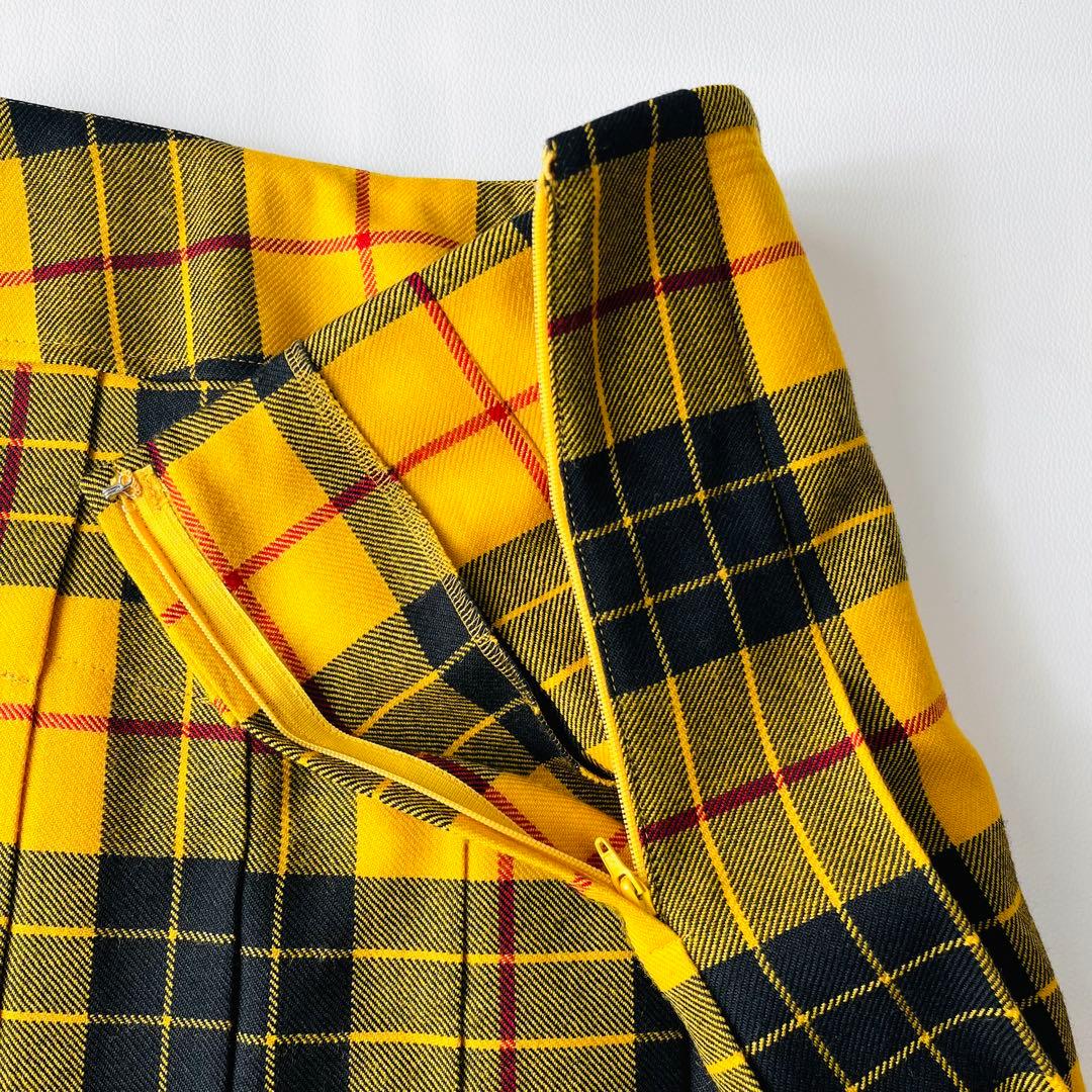コムデギャルソンコムデギャルソン コムコム タータンチェック プリーツスカート