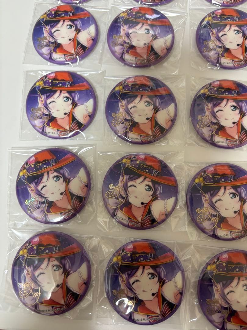 ラブライブ　コミケ　C102　ブシロード　東條希 　サイン入り缶バッジ　21個