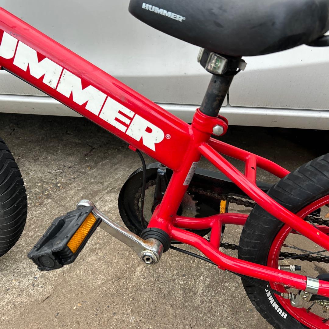 子供用自転車 ハマー(Hummer) 16インチ 赤色