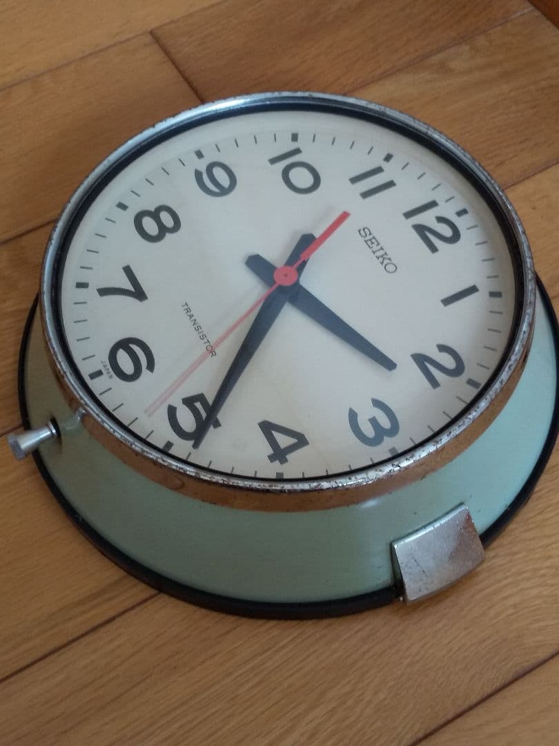 【昭和レトロ】SEIKOバス時計　船舶時計　TRANSISTOR TF531