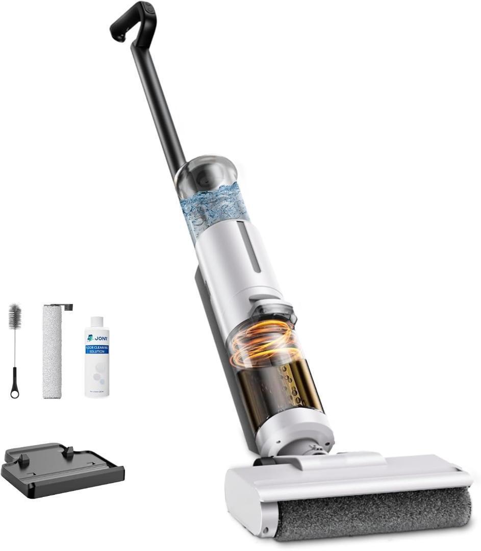 JONR水拭き掃除機3in1乾湿両用自走式静音強力吸引コードレス