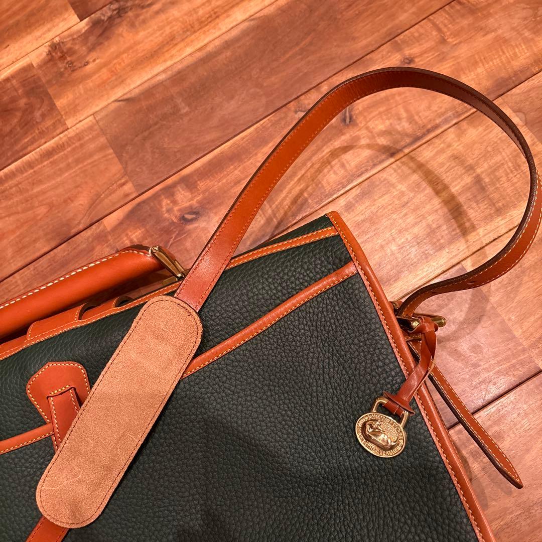 美品✨本革✨Dooney & Bourke✨レザー✨ショルダーバッグ✨グリーン