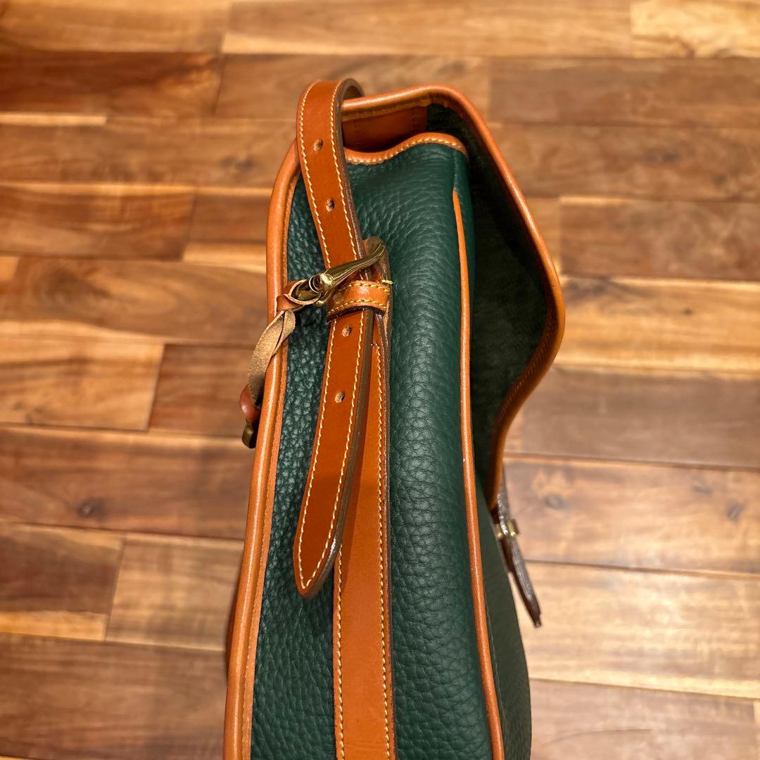 美品✨本革✨Dooney & Bourke✨レザー✨ショルダーバッグ✨グリーン