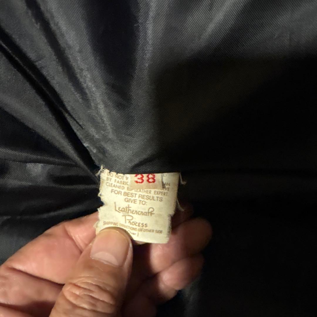 schott ブラックレザージャケット シングルライダース