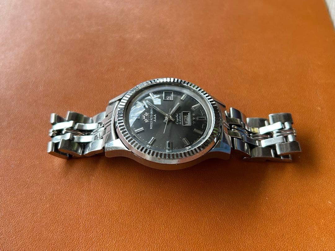 ◇ポワロ◇ オリエント　ウィークリーオート　19石　極美品