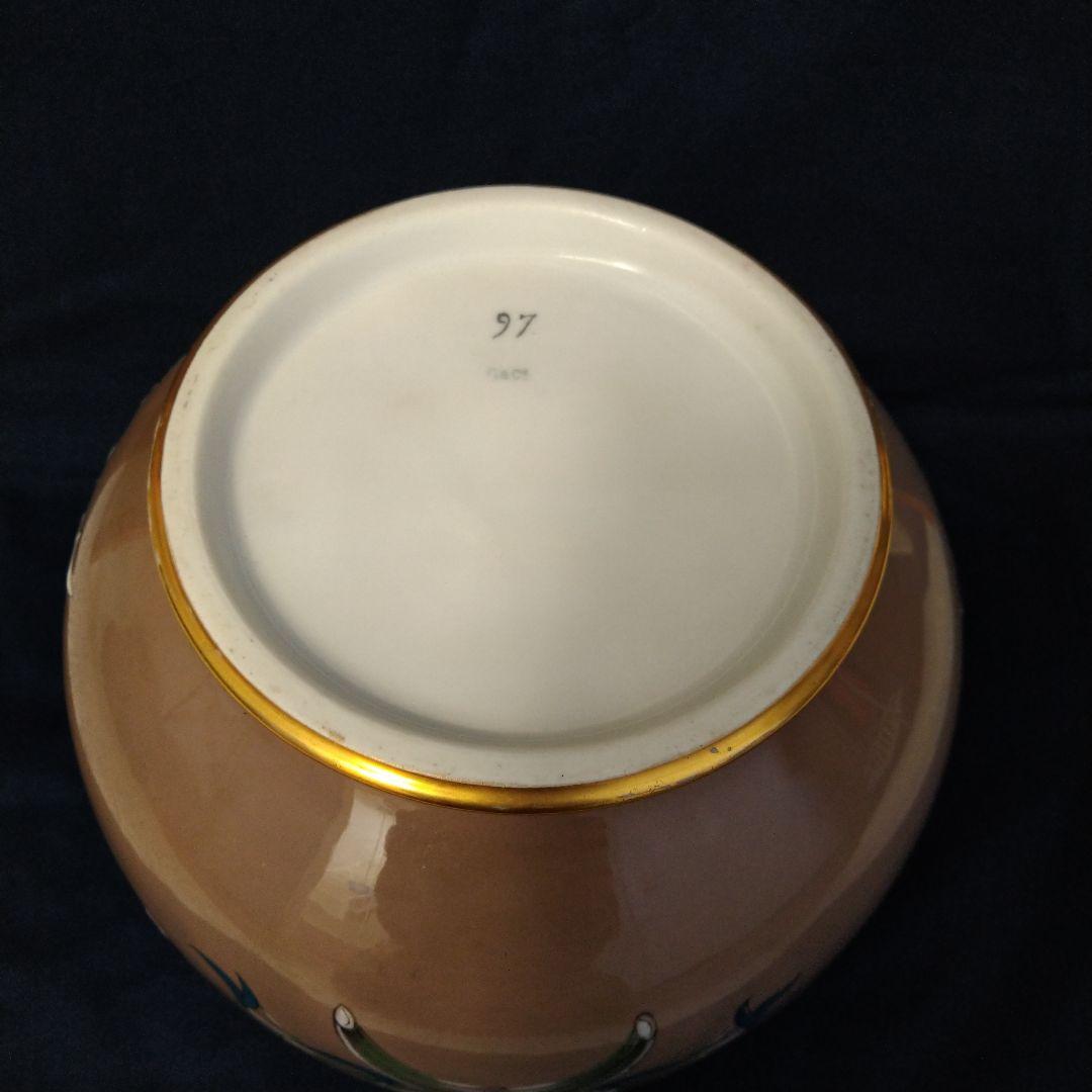 リモージュ(Limoges)パテシュールパテ『女神と天使文花瓶』