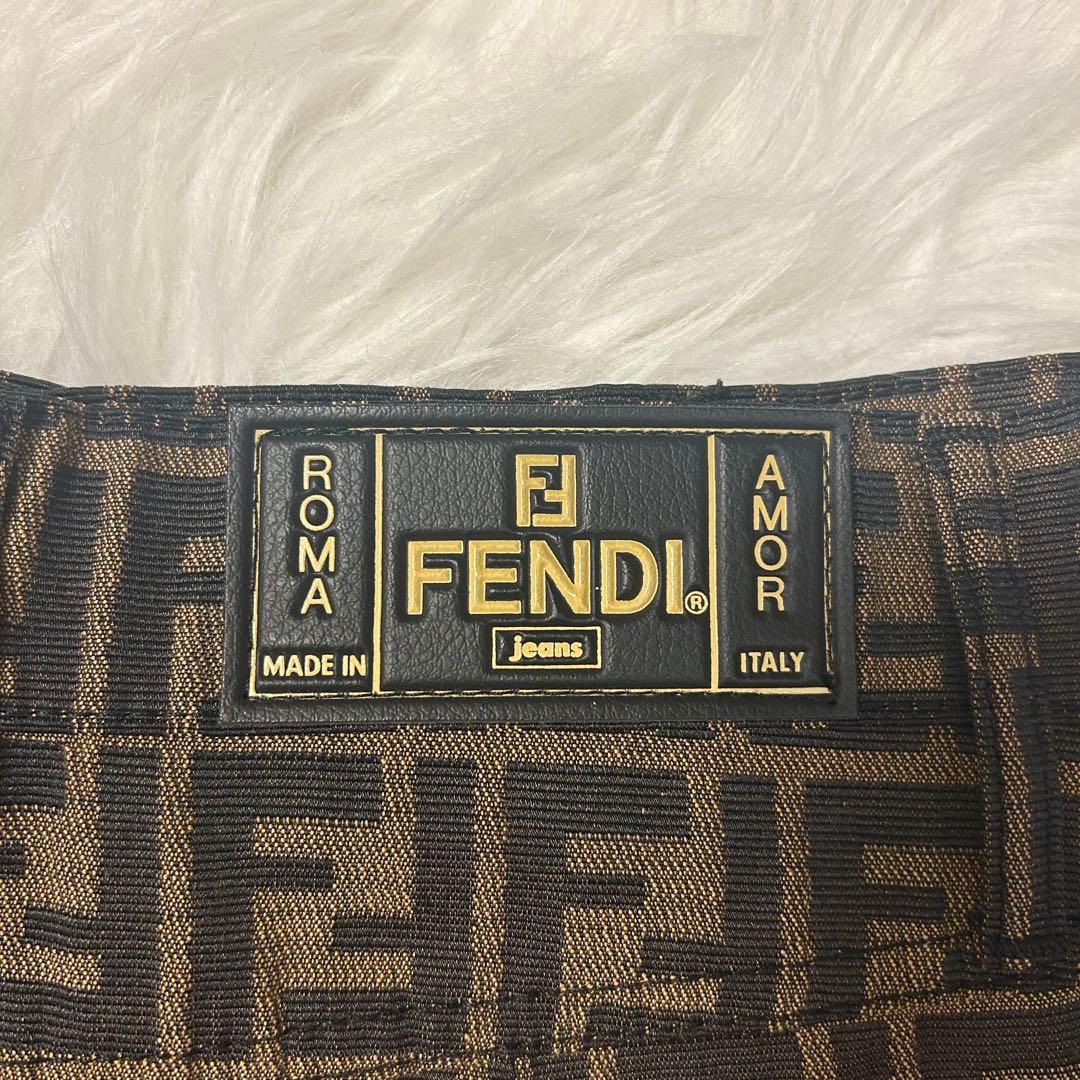 【美品】フェンディ タイトスカート ズッカ柄 30インチ FENDI