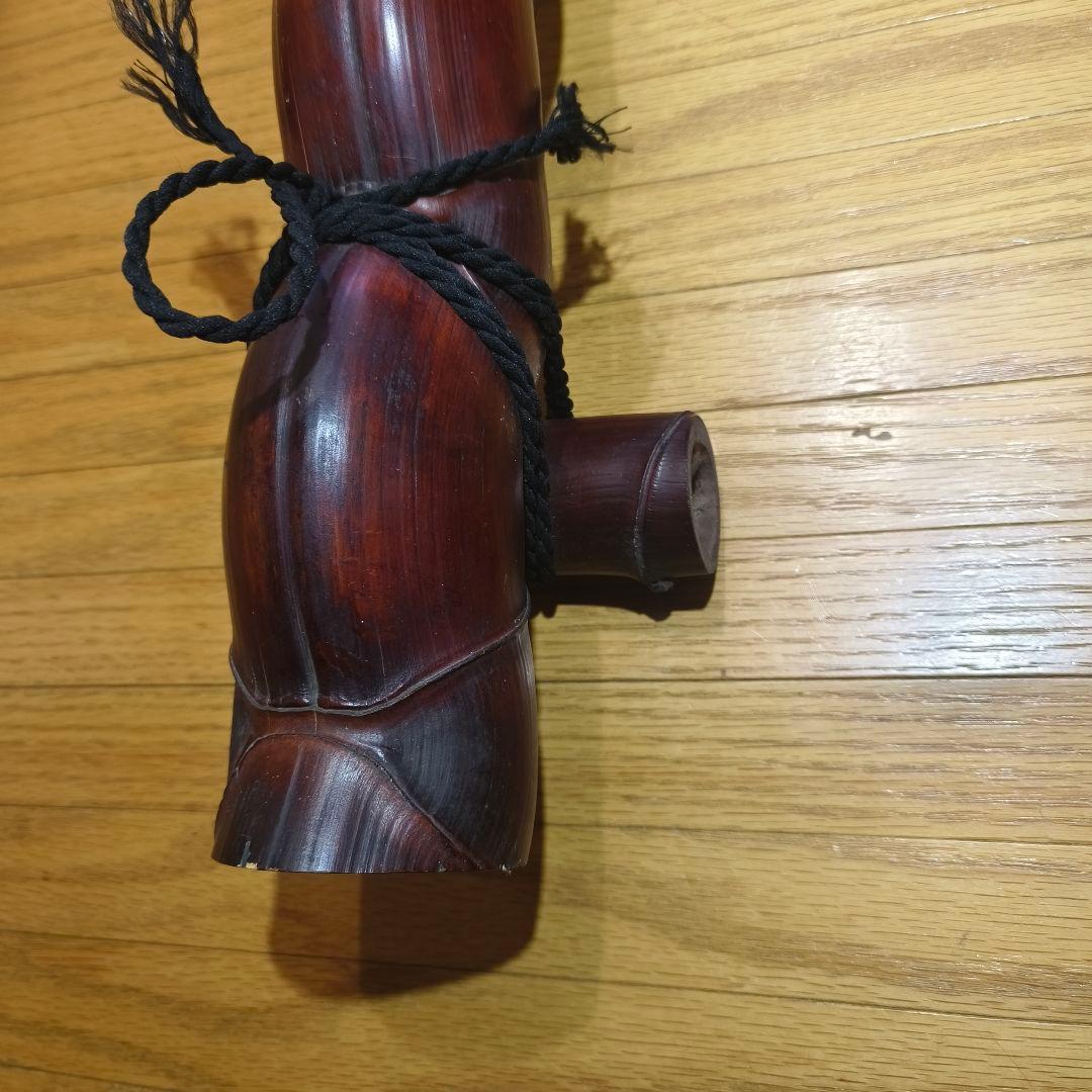 茶道具 煤竹結界 観音竹 骨董 時代物 旧家蔵出し アンティーク 蒐集家古美術