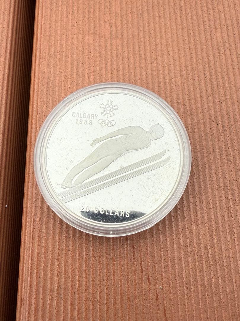 1987年 カナダ カルガリーオリンピック記念硬貨