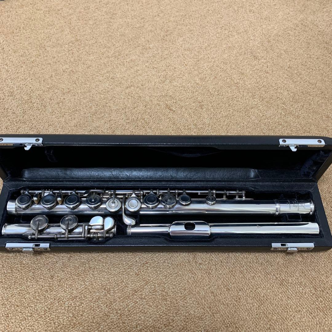 【良品】サンキョウ　調整済　シルバーソニック　フルート　ニューEメカ付　銀製