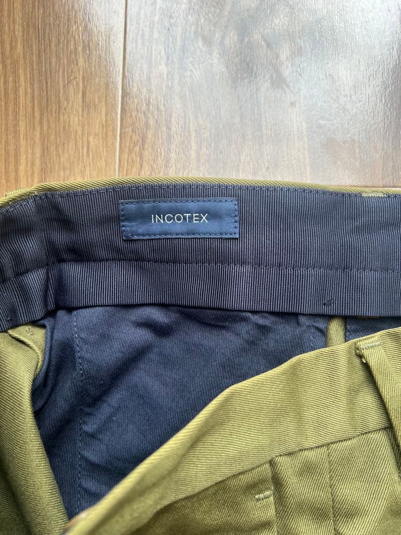 INCOTEX TAPERED FIT テーパードチノパン