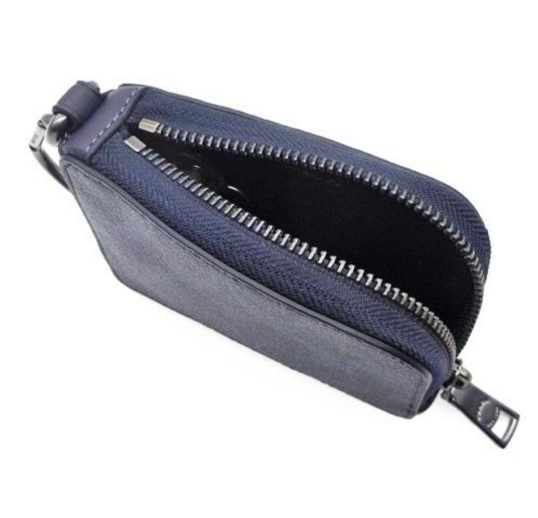 COACHアウトレット/Lジップキーケース＊デニム＊新品