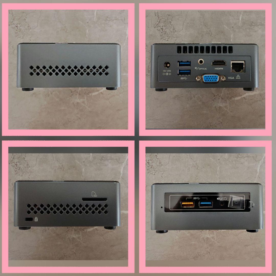 Intel NUC ミニPC Win10Pro SSD 128GB