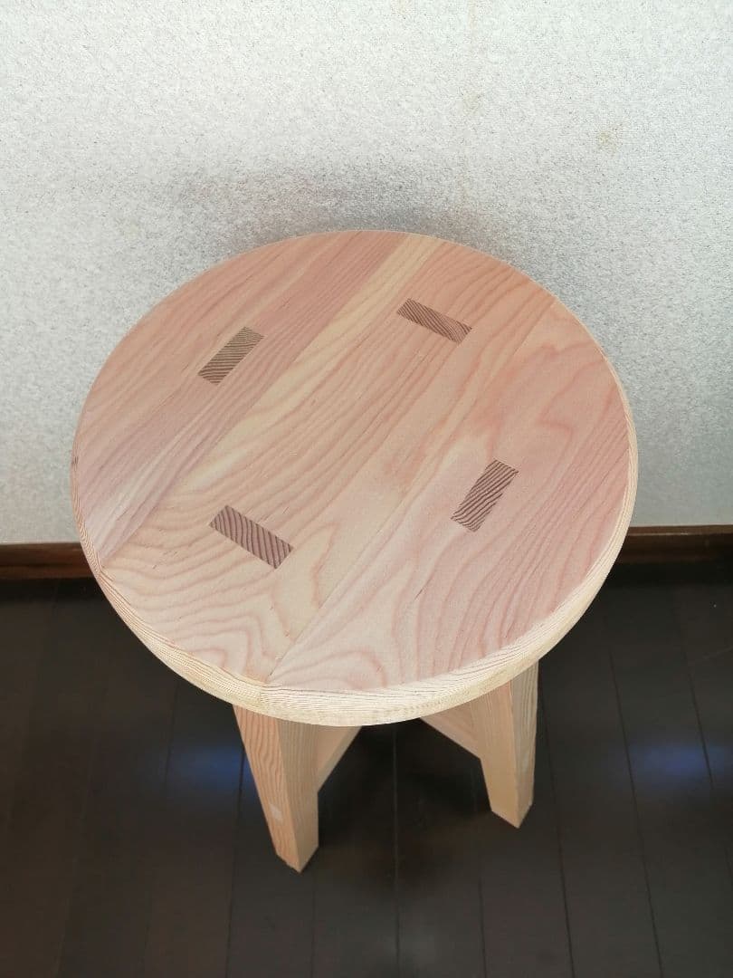 専用出品　木製スツール　２脚セット　高さ80cm　丸椅子　stool