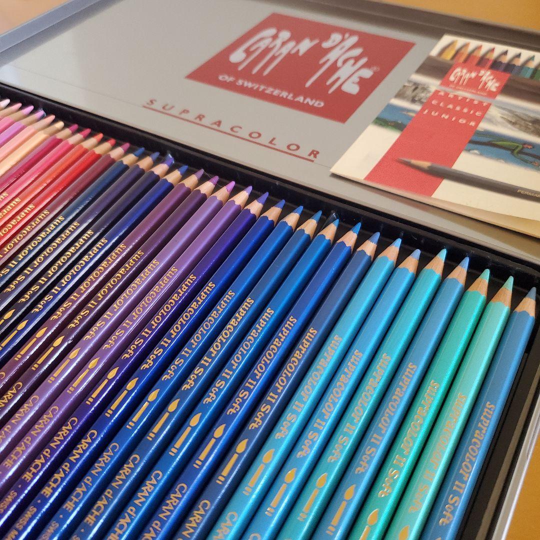 【Caran d'Ache】カランダッシュ 色鉛筆 120色 スプラカラーソフト
