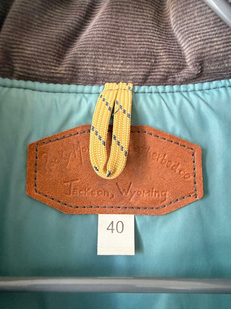 廃盤　Rocky Mountain Featherbed ウール&牛革ジャケット