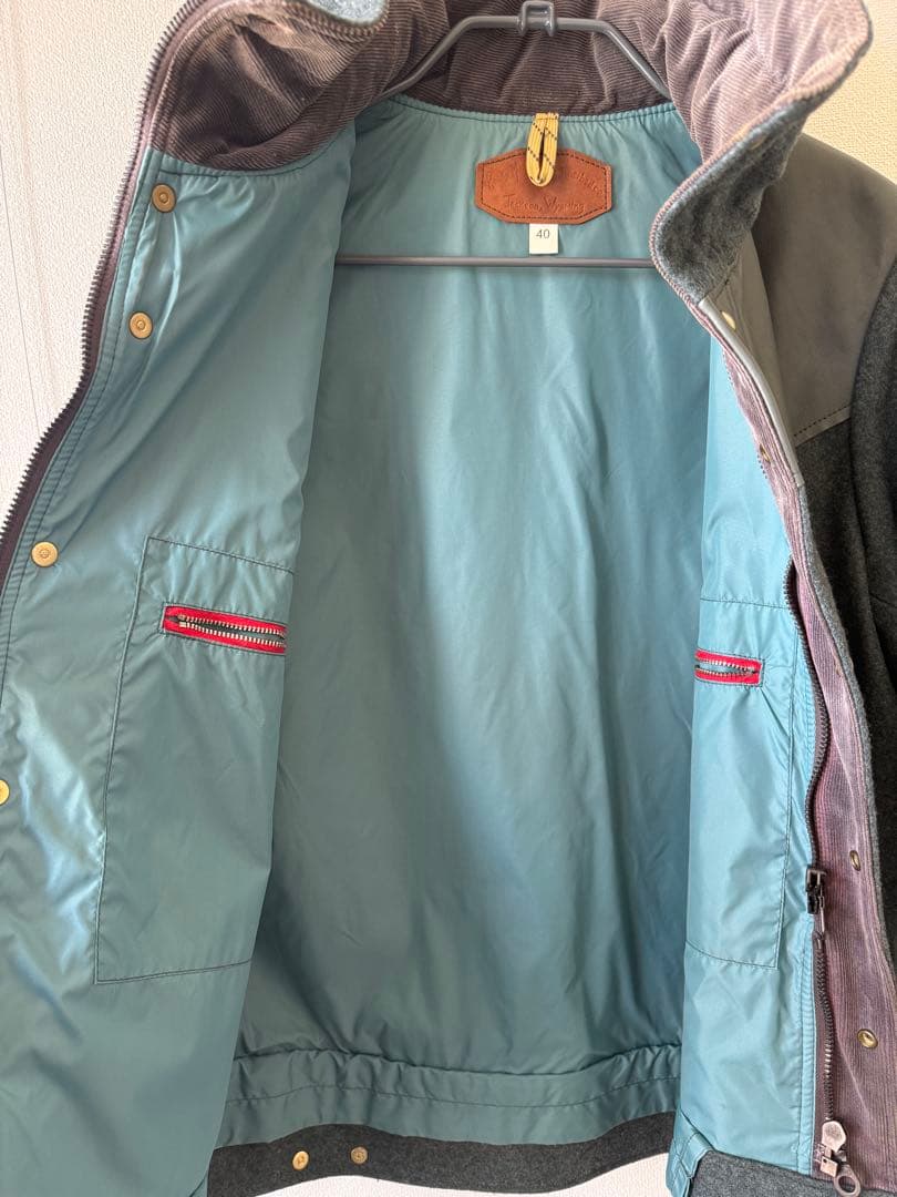 廃盤　Rocky Mountain Featherbed ウール&牛革ジャケット