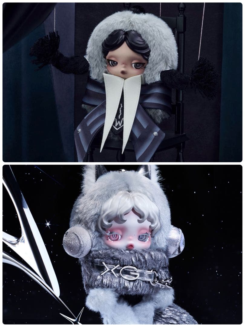 popmart スカルパンダSKULLPANDA ウェンズデー　XG コラボ