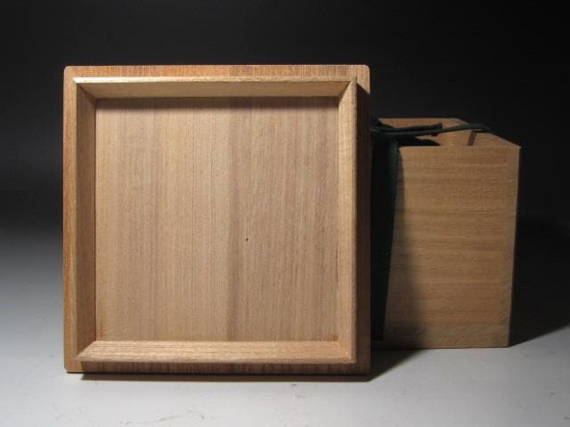 ☆　清水卯一　蓬莱鉄燿茶碗　どっしりかまえた一品です☆y456