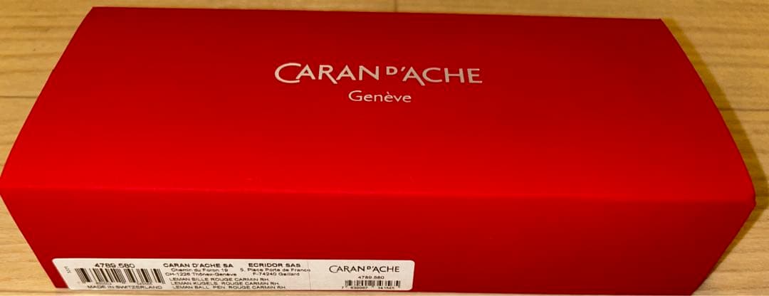 CARAN D'ACHE カランダッシュ レマン ルージュカーマイン ボールペン