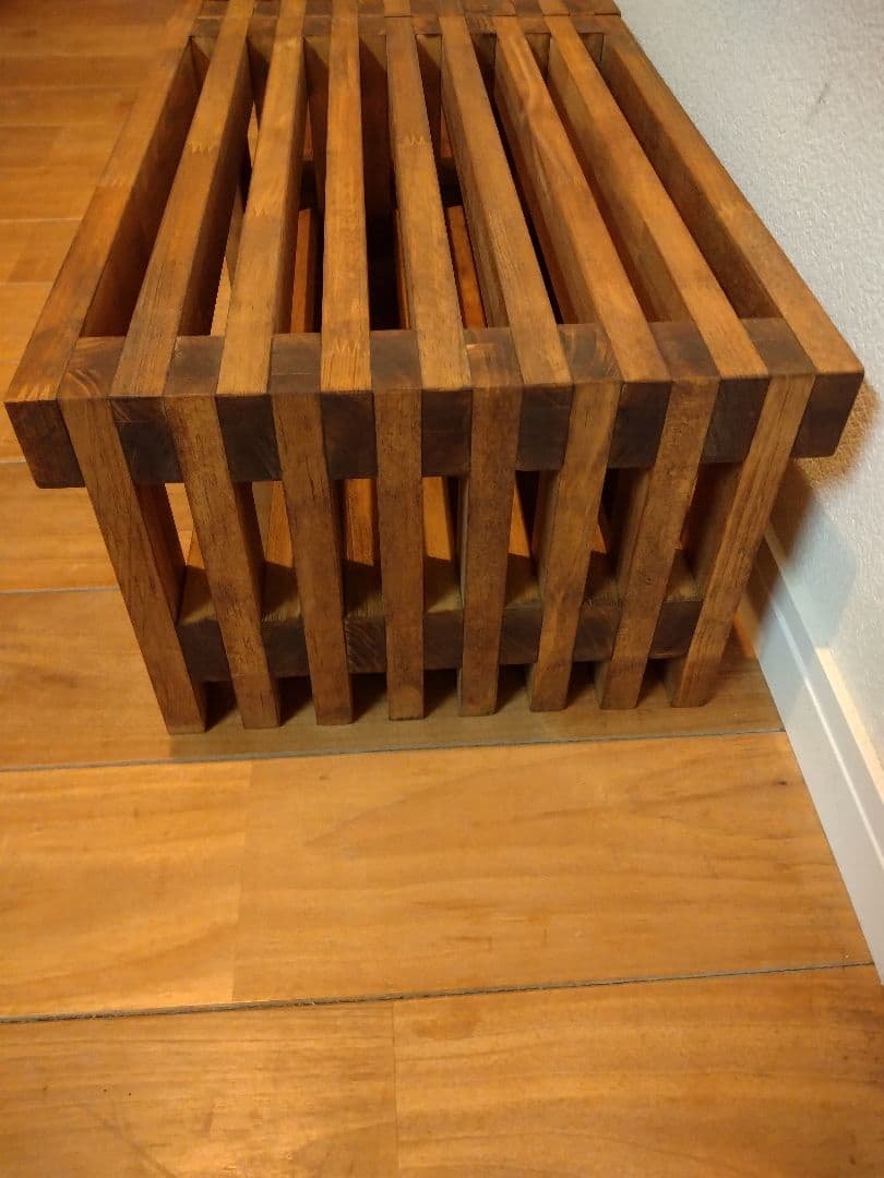 木製　ハンドメイド　オーダー　水槽台　アクアラック　ワトコオイル　金魚