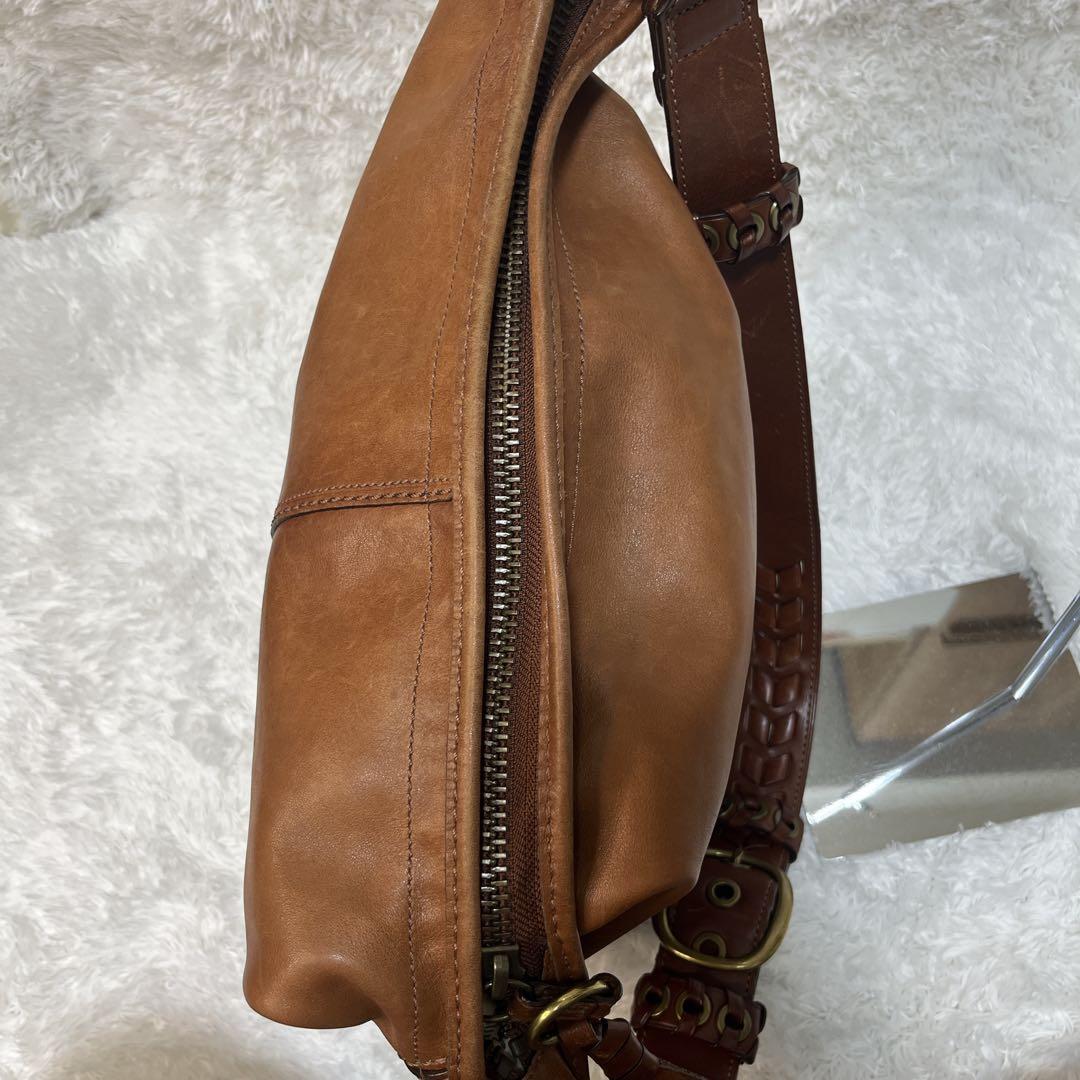 希少 COACH コーチ ブリーカー レザー ダッフルサック ショルダーバッグ