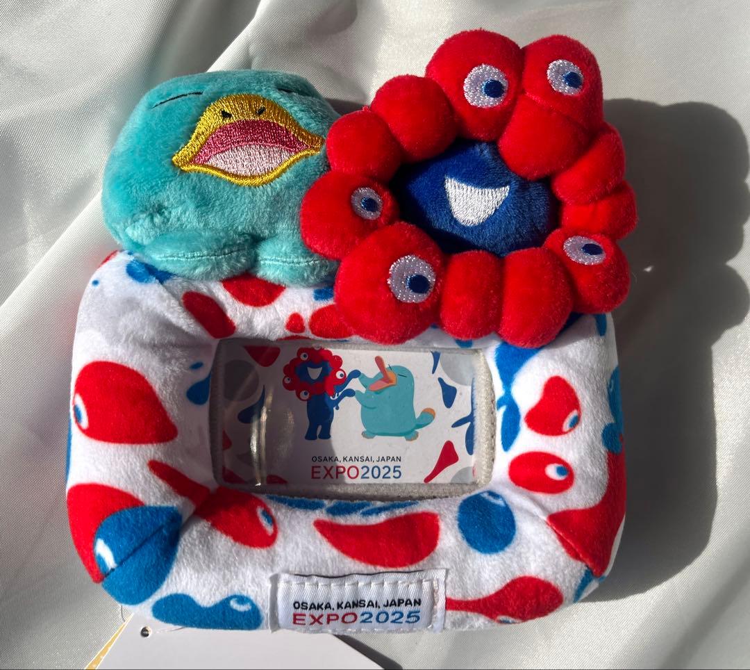 【最終値下げ】会場限定ミャクミャク×イコちゃん カードスタンド＋ICOCA