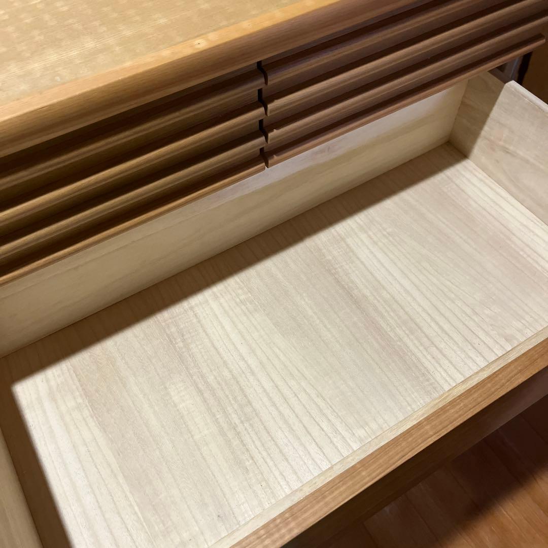 木製 5段チェスト ナチュラル