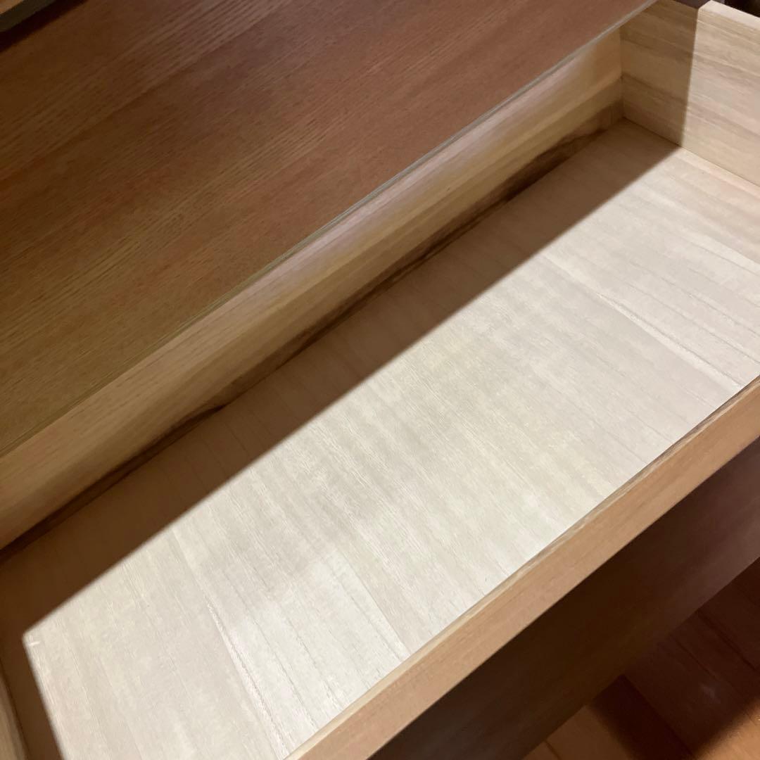 木製 5段チェスト ナチュラル