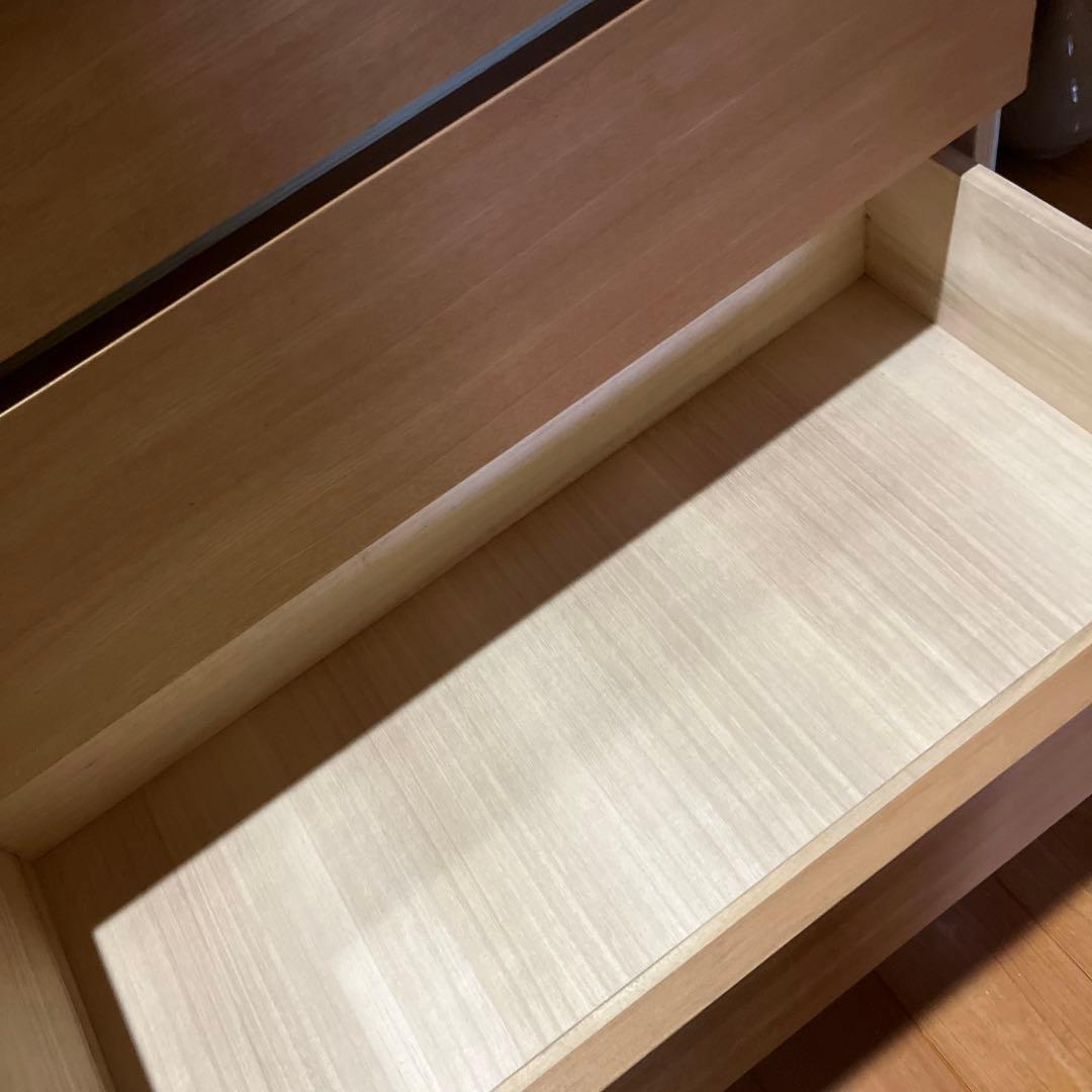 木製 5段チェスト ナチュラル