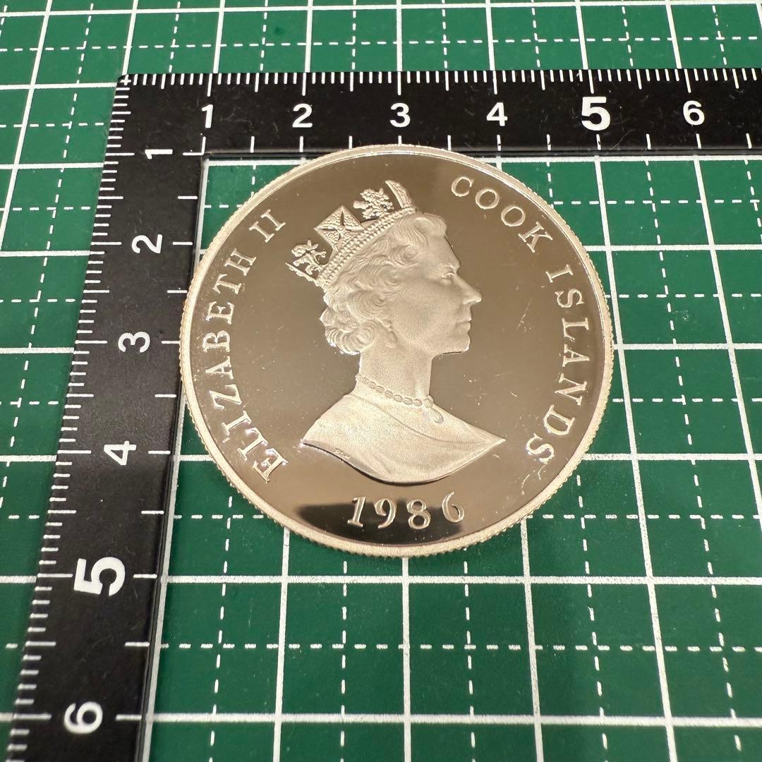ト*ボ様 アンティーク 銀貨 クック諸島 エリザベス2世 生誕60周年 