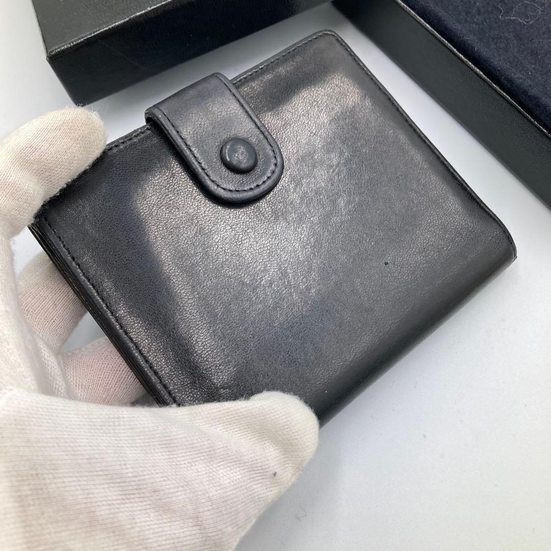 ！極美品！　CHANEL シャネル　ブラック　ラムスキン　12AK