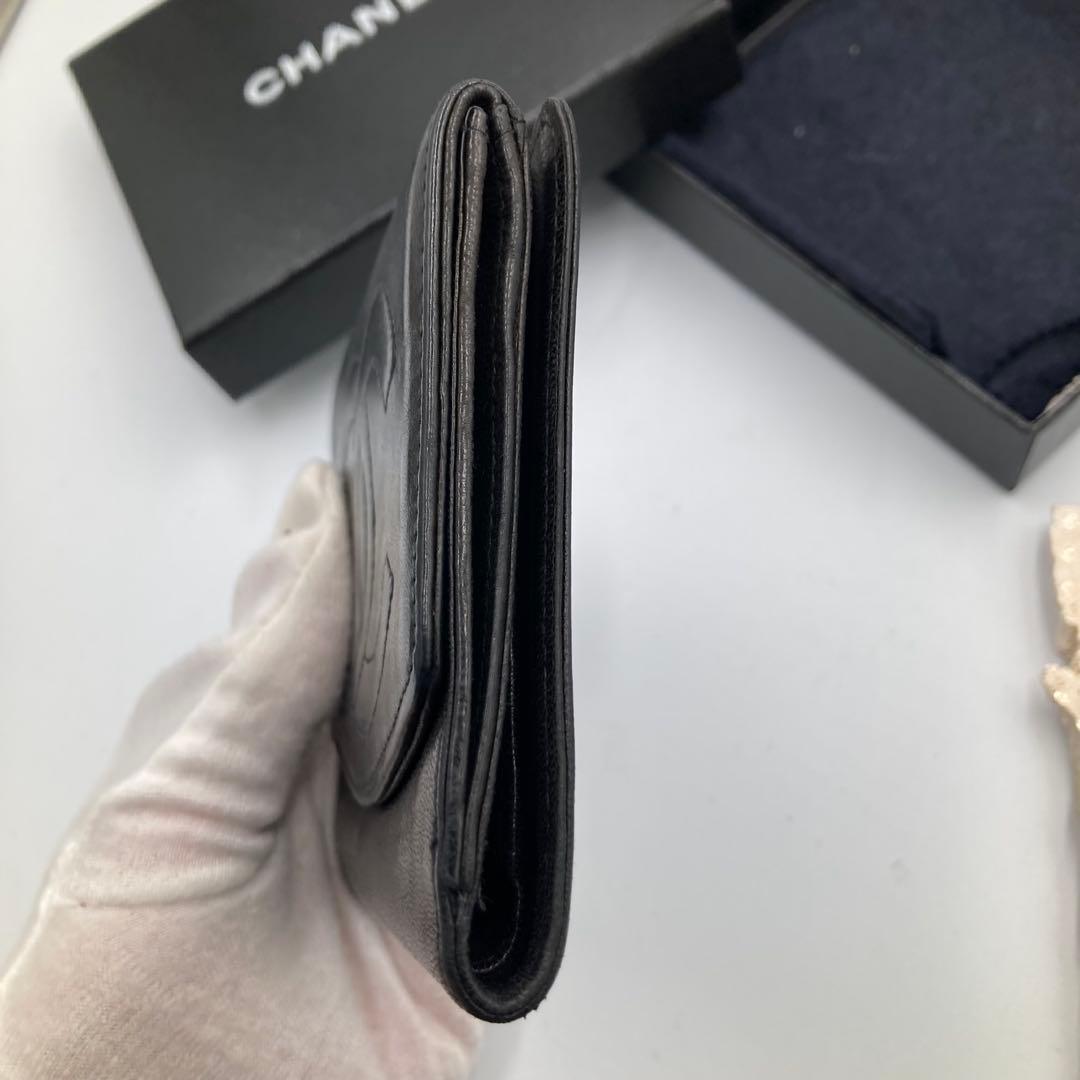 ！極美品！　CHANEL シャネル　ブラック　ラムスキン　12AK