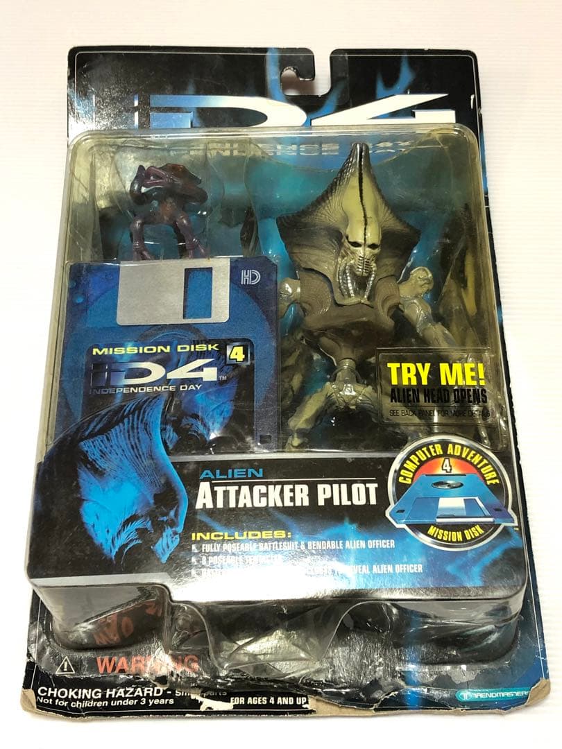 90s インディペンデンスデイ　iD4 SF エイリアンフィギュア 1996年